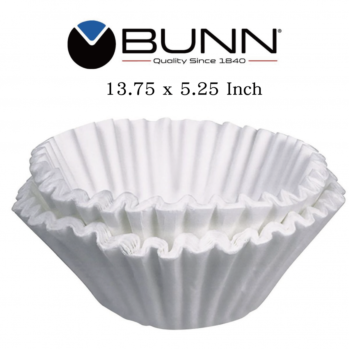 BUNN Milk Tea / Coffee Filter Papers - 13.75 inch x 5.25 inch (500 pcs) [For Business]