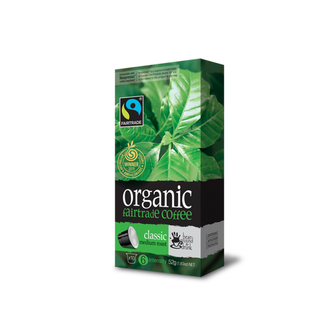 Bean Ground & Drunk - Classic Medium Roast Coffee Capsule (Nespresso® Compatible) - Australian Organic Fairtrade Coffee (10pcs)