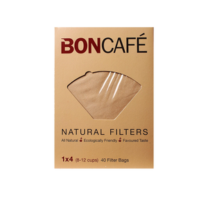 Boncafé - Natural Coffee Filters Bags/ Paper 1x4 (8-12 cups)