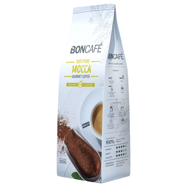 Boncafé - Gourmet Collection Ground Coffee : Mocca Blend (100% Arabica) (200g)