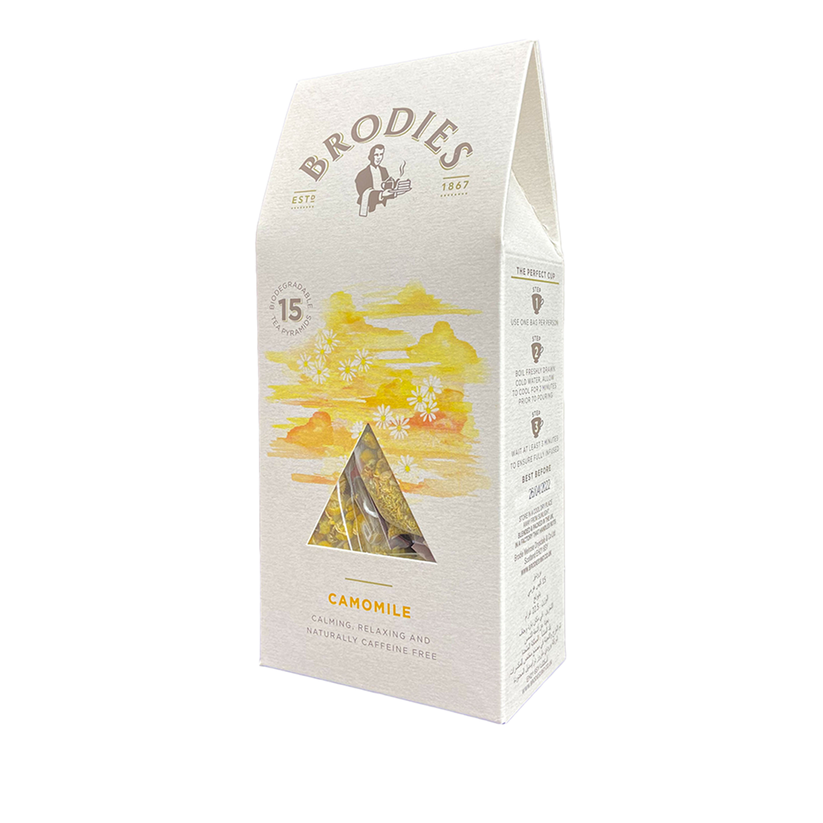 Brodies - Camomile Pyramid Tea Bag