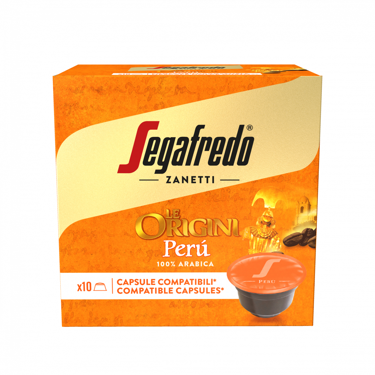 Segafredo Zanetti - [100% Arabica (Single Origin)] Peru Coffee Capsule (Dolce Gusto® Compatible Capsule)(10pcs)