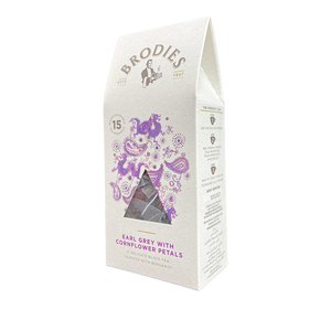 Brodies - Earl Grey with Cornflower Petals Pyramid Tea Bag
